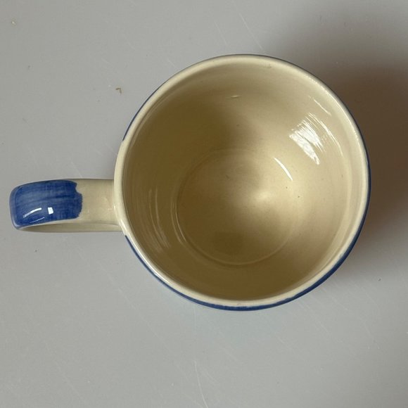 Mulberry Home Collection Mug Green Floral Stoneware Coffee Cup - Picture 3 of 6